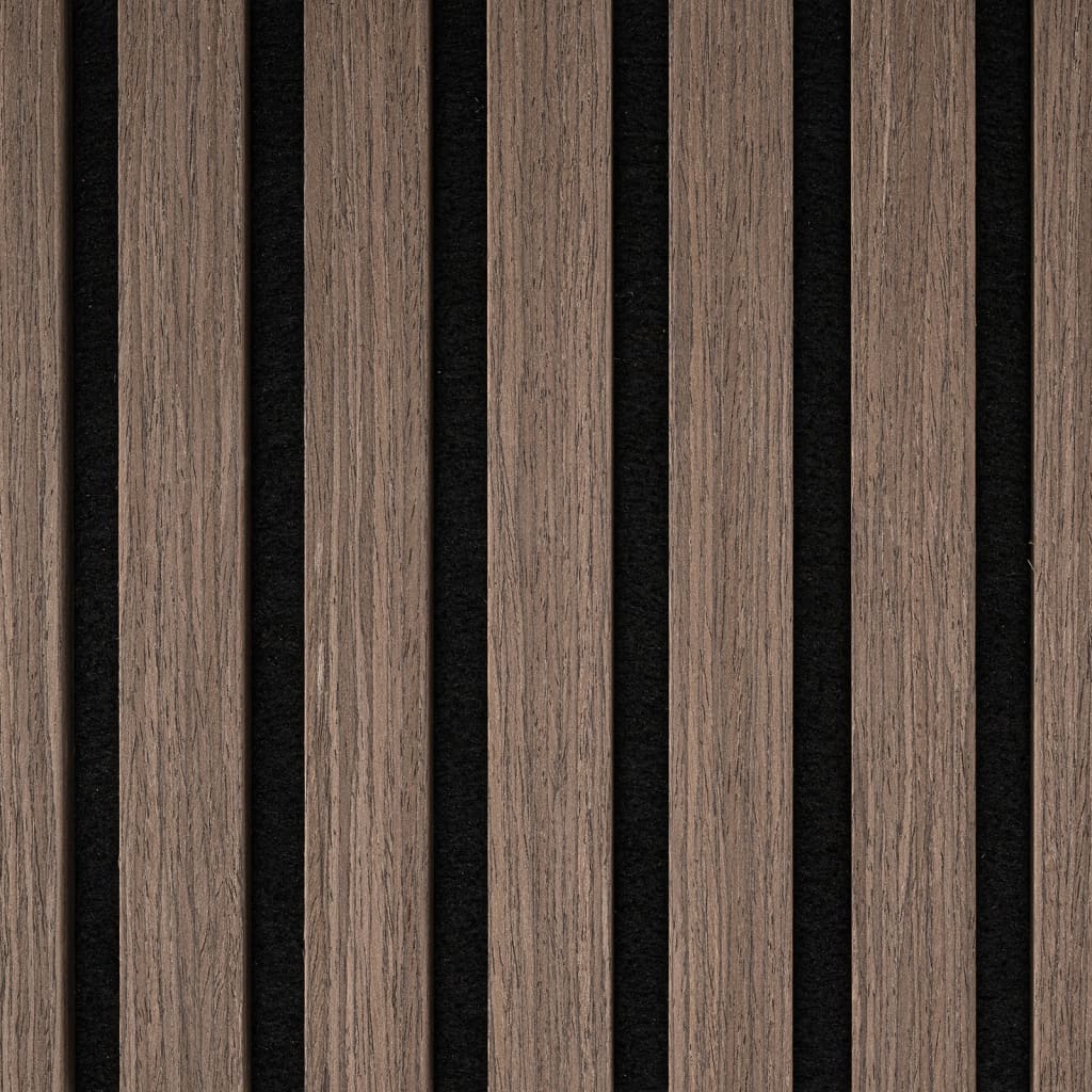 Wallart akupanels 4 pcs acoustique chêne foncé