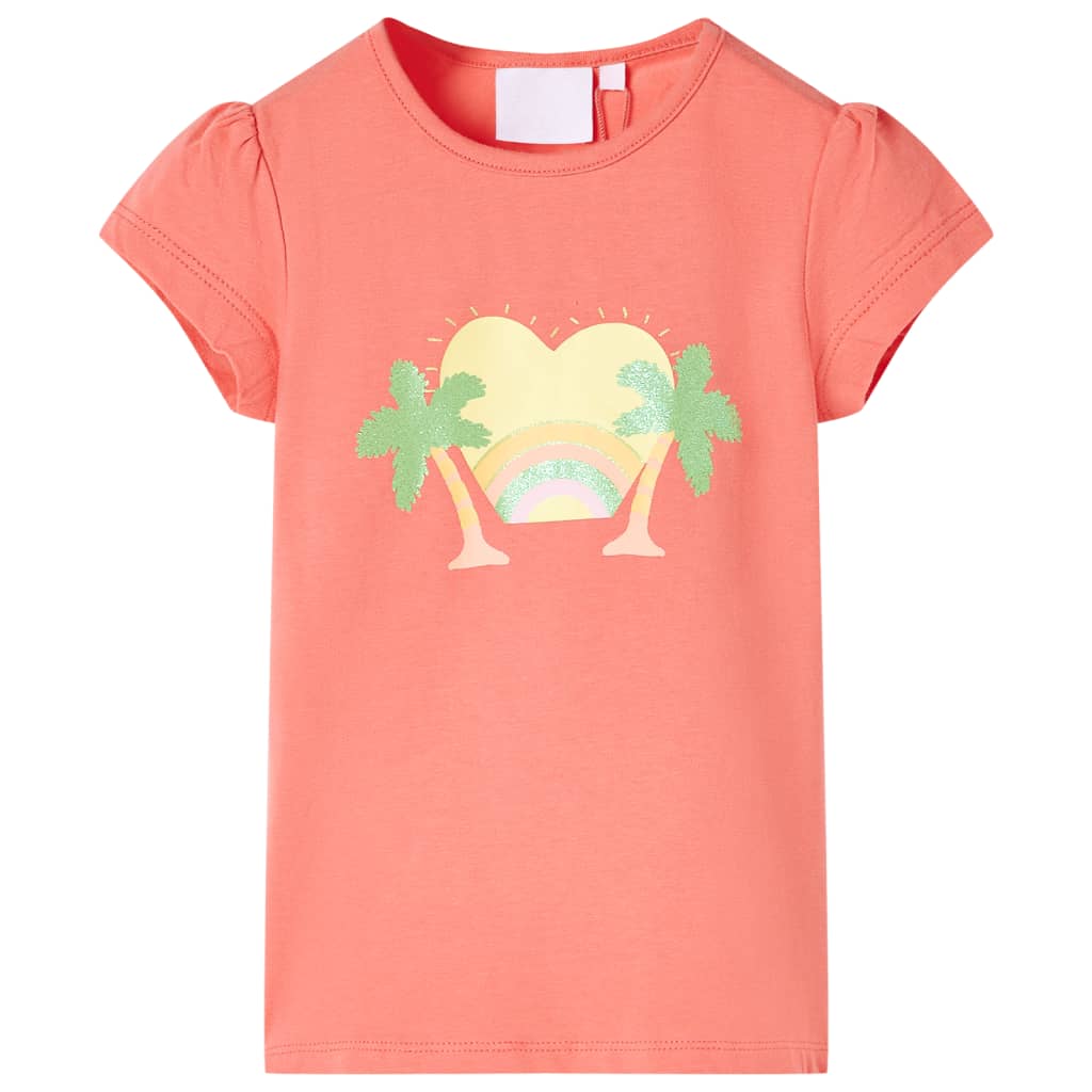 VidaXL Chemise enfant 92 couleur corail