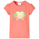 VidaXL Chemise enfant 92 couleur corail