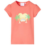 VidaXL Chemise enfant 104 couleur corail