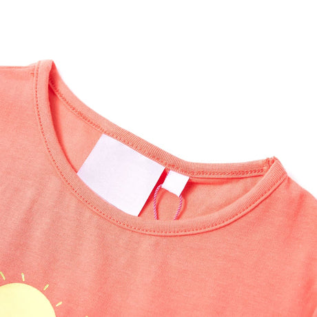 VidaXL Chemise enfant 116 couleur corail