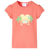 VidaXL Chemise enfant 140 corail