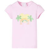 VidaXL Chemise enfant 140 rose clair