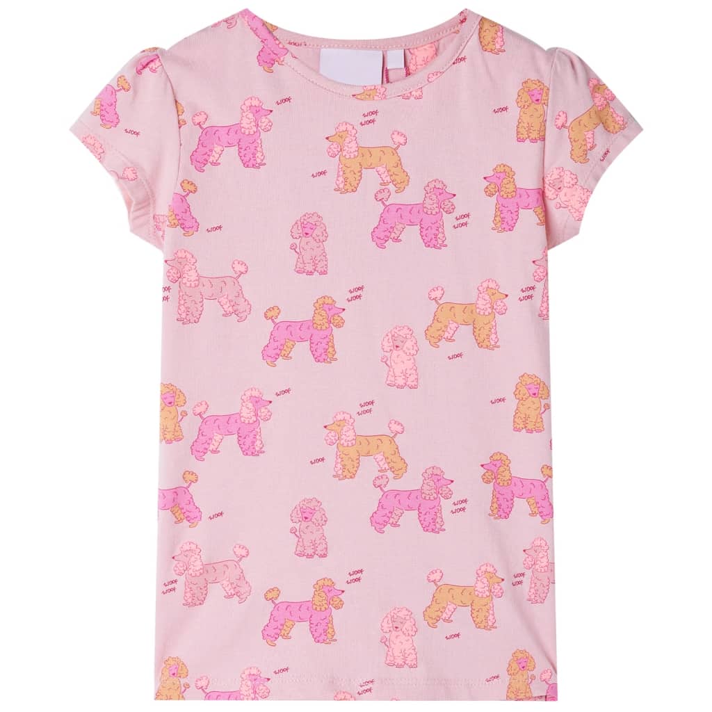 VidaXL Pyjama enfant à manches courtes 92 rose clair