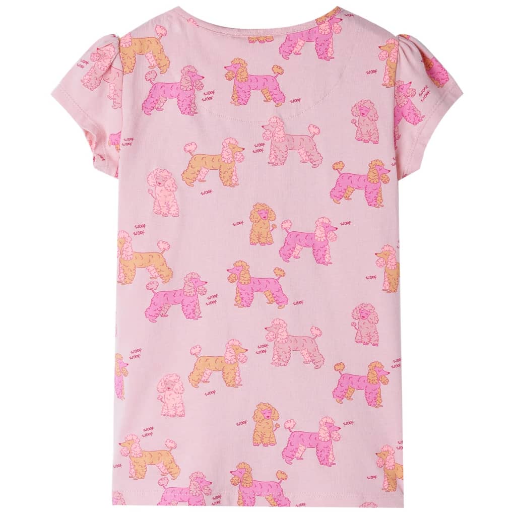 VidaXL Pyjama enfant à manches courtes 92 rose clair