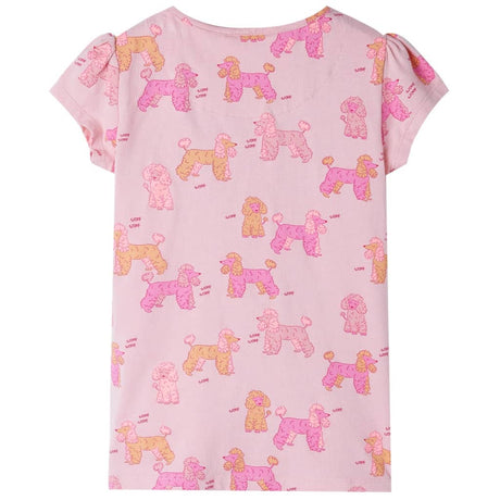 VidaXL Pyjama enfant à manches courtes 92 rose clair