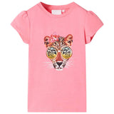 VidaXL Chemise enfant 92 rose fluo