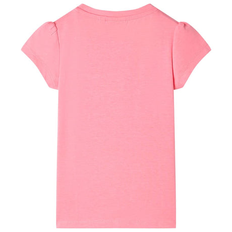 VidaXL Chemise enfant 128 rose fluo