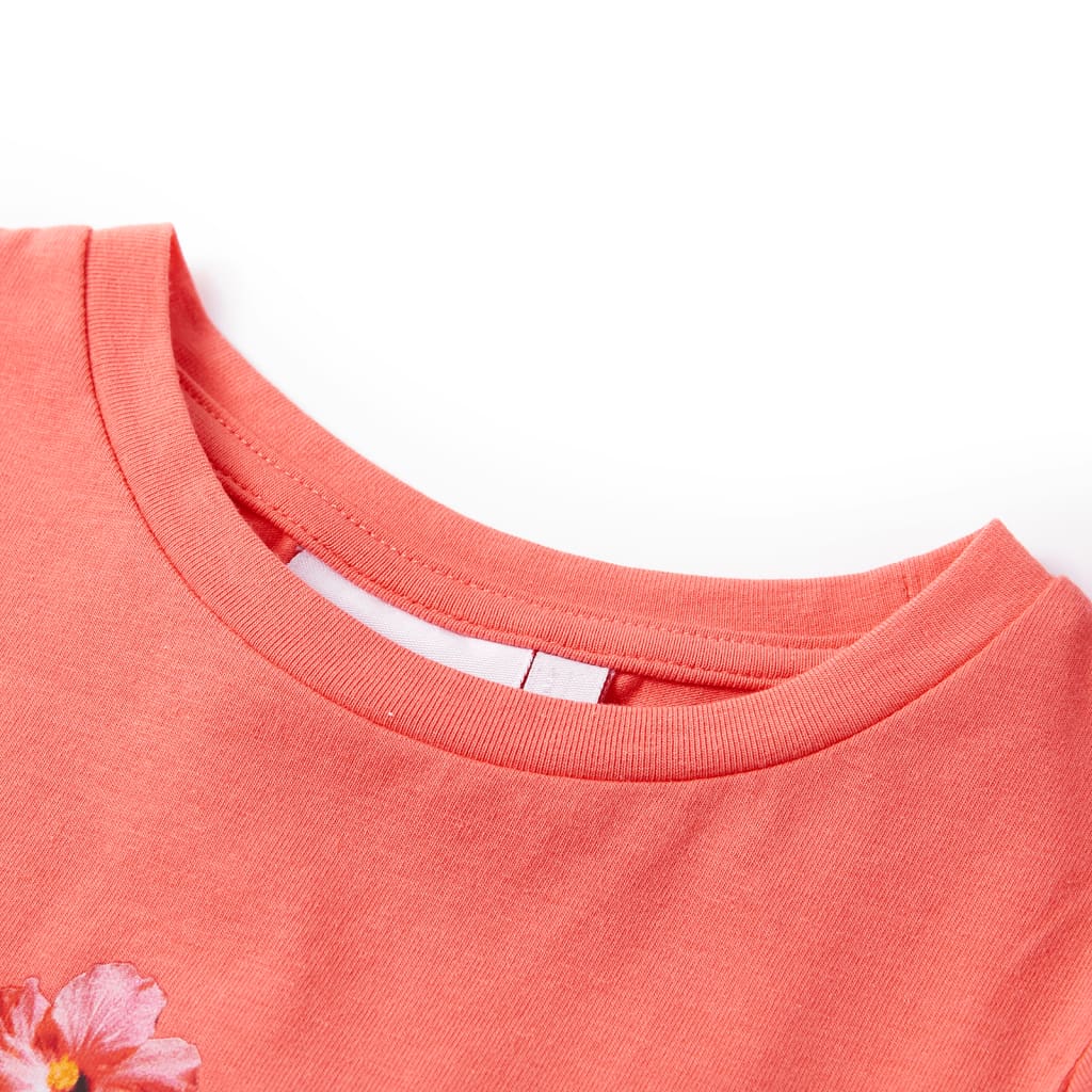 VidaXL Chemise enfant 92 couleur corail