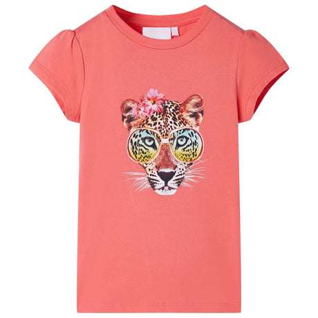 VidaXL Chemise enfant 116 couleur corail