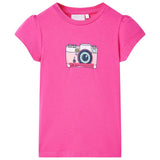 VidaXL Chemise enfant 104 rose foncé