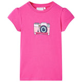 VidaXL Chemise enfant 116 rose foncé