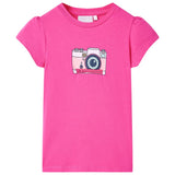 VidaXL Chemise enfant 128 rose foncé