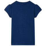 VidaXL Chemise enfant 116 bleu marine