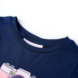 VidaXL Chemise enfant 128 bleu marine
