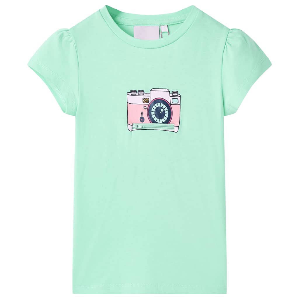 VidaXL Chemise enfant 92 vert vif