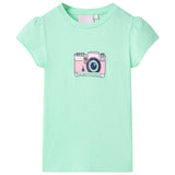 VidaXL Chemise enfant 104 vert vif