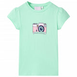 VidaXL Chemise enfant 116 vert vif