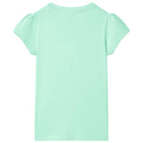 VidaXL Chemise enfant 116 vert vif