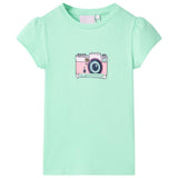 VidaXL Chemise enfant 128 vert vif