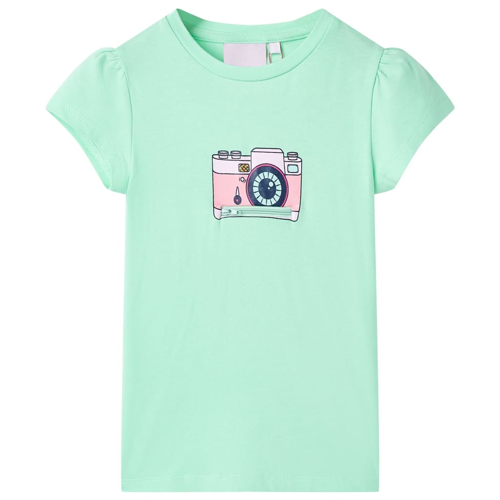 VidaXL Chemise enfant 140 vert vif
