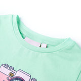 VidaXL Chemise enfant 140 vert vif