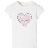 Chemise enfant VidaXL 116 écru