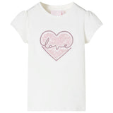 Chemise enfant VidaXL 140 écru