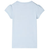 VidaXL chemise enfant 128 bleu clair