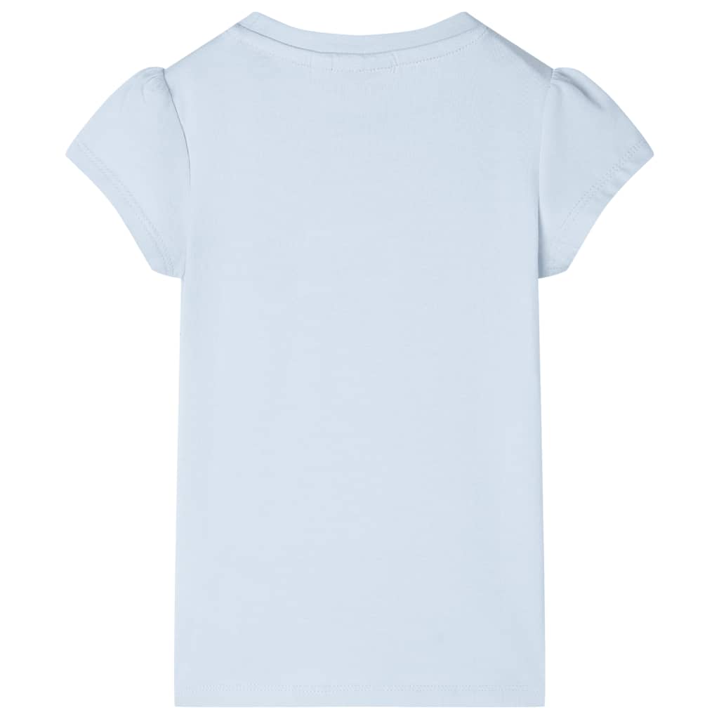 VidaXL Chemise enfant 140 bleu clair