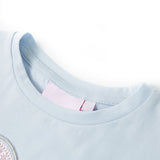 VidaXL Chemise enfant 140 bleu clair