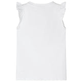 VidaXL Chemise enfant à manches à volants 92 blanc