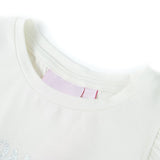 VidaXL Chemise enfant à manches à volants 128 blanc