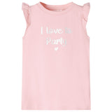 VidaXL Chemise enfant avec volants sur les manches 92 rose clair