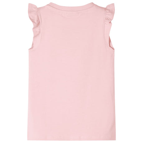 VidaXL Chemise enfant avec volants sur les manches 104 rose clair