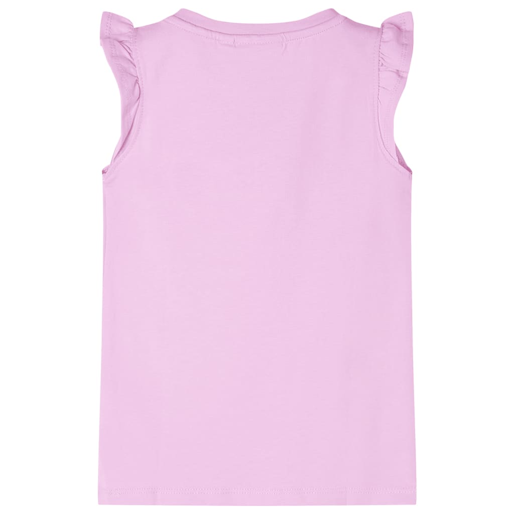 VidaXL Chemise enfant avec volants sur les manches 92 lilas