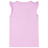 VidaXL Chemise enfant avec volants sur les manches 104 lilas