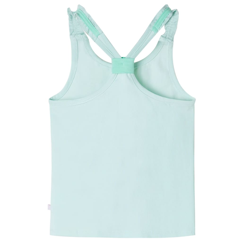 VidaXL Haut enfant 116 menthe clair