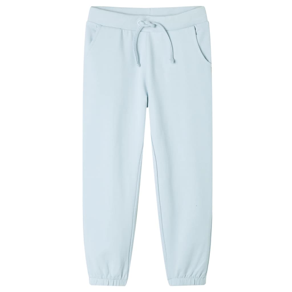 VidaXL Pantalon de survêtement pour enfants 140 bleu clair