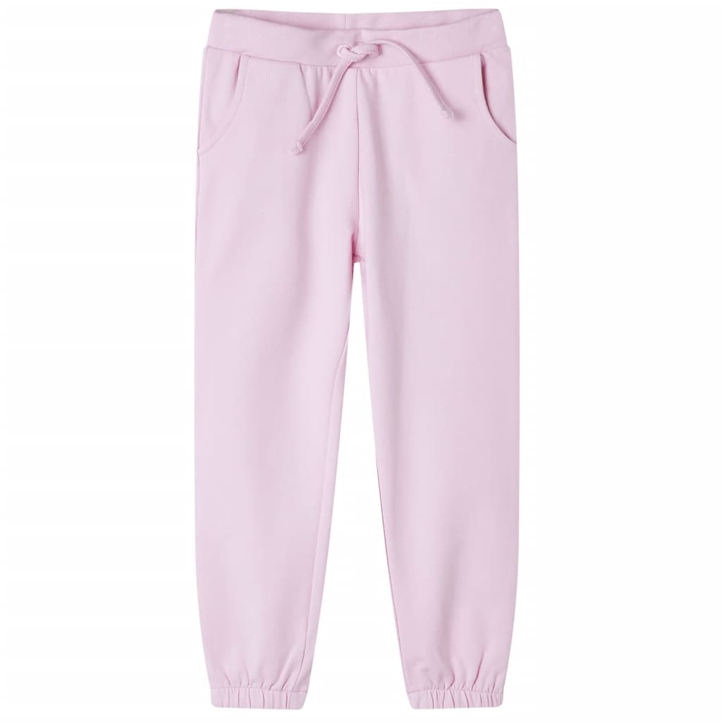 VidaXL Pantalon de survêtement pour enfants 140 rose clair