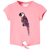 Vidaxl chemise enfant 116 rose fluo