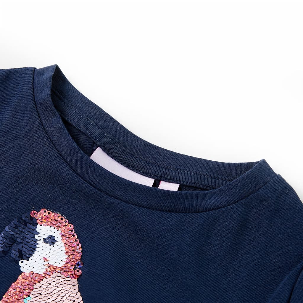 VidaXL Chemise enfant 92 bleu marine
