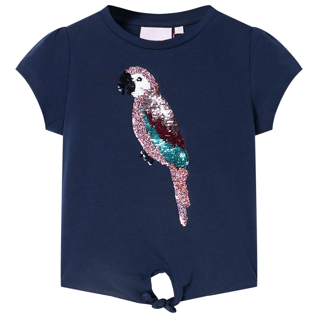 VidaXL Chemise enfant 116 bleu marine