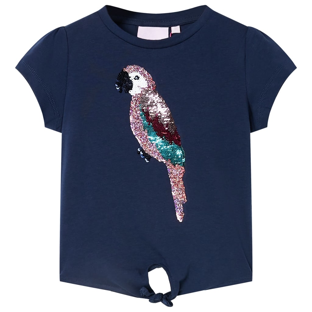 VidaXL Chemise enfant 128 bleu marine