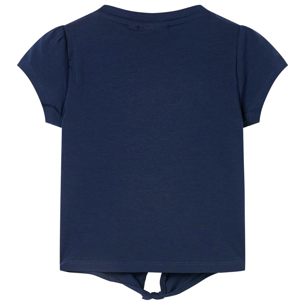 VidaXL Chemise enfant 128 bleu marine