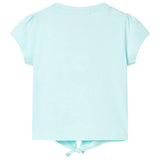 VidaXL Chemise enfant 116 bleu mer clair