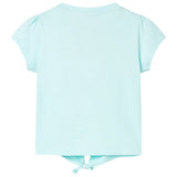 VidaXL Chemise enfant 128 bleu mer clair