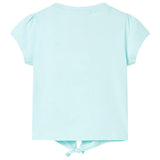 VidaXL chemise enfant 140 bleu mer clair
