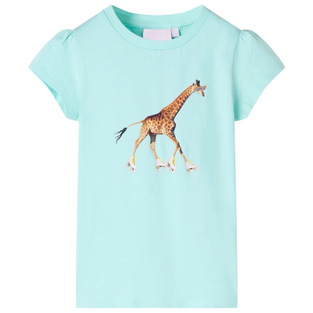 VidaXL Chemise enfant 92 bleu mer clair