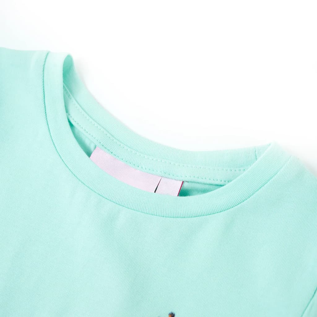 VidaXL Chemise enfant 92 bleu mer clair